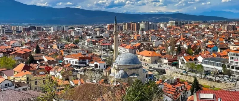 Prizren city view from the castle, Kosovo